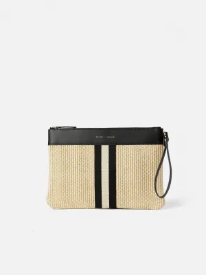 Athena Woven Pouch | Cream