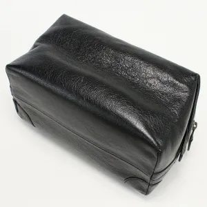 BALENCIAGA 439714 Clutch bag Pouch leather Black mens