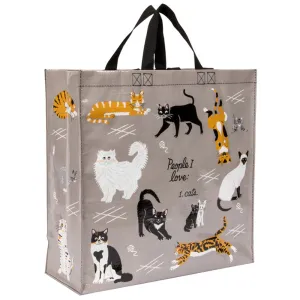 BLUE Q SHOPPER TOTE PEOPLE I LOVE CATS