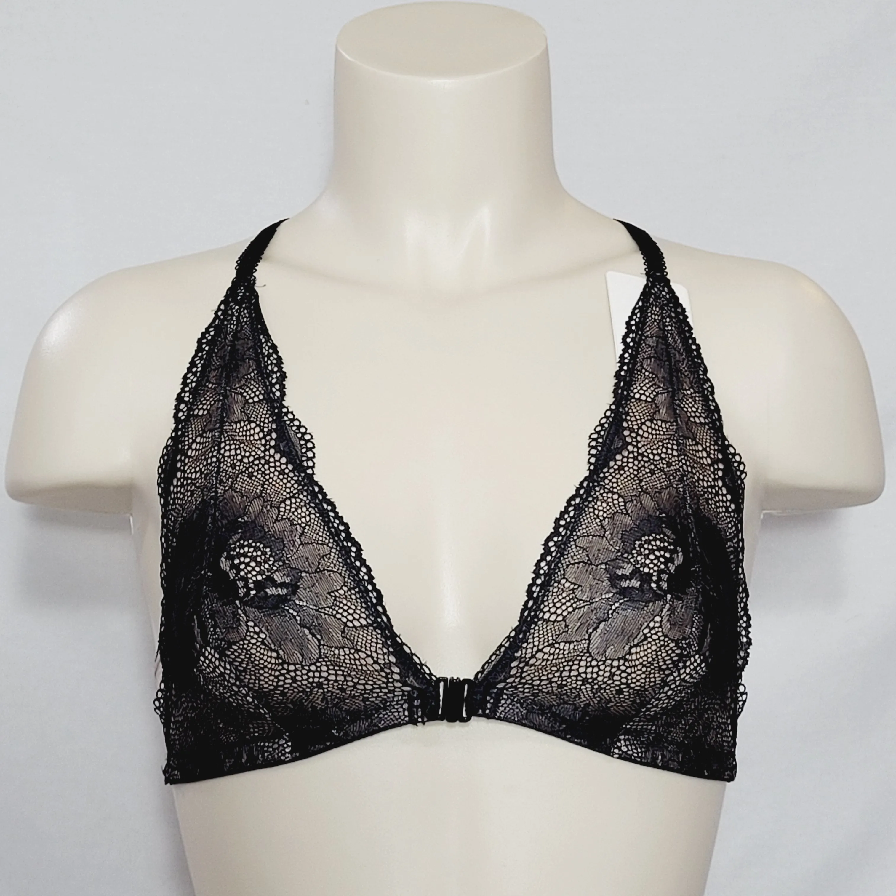 b.tempt'd by Wacoal 910222 b.provocative Front Close Bralette SMALL Black NWT