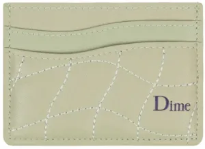 Dime Quilted Cardholder / Sage