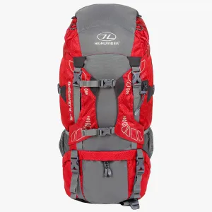 Highlander Discovery Rucksack 45L Red