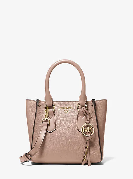 Kris Small Pebbled Leather Satchel