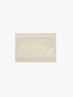 RETERNITY MONOGRAM CARDHOLDER - CREME